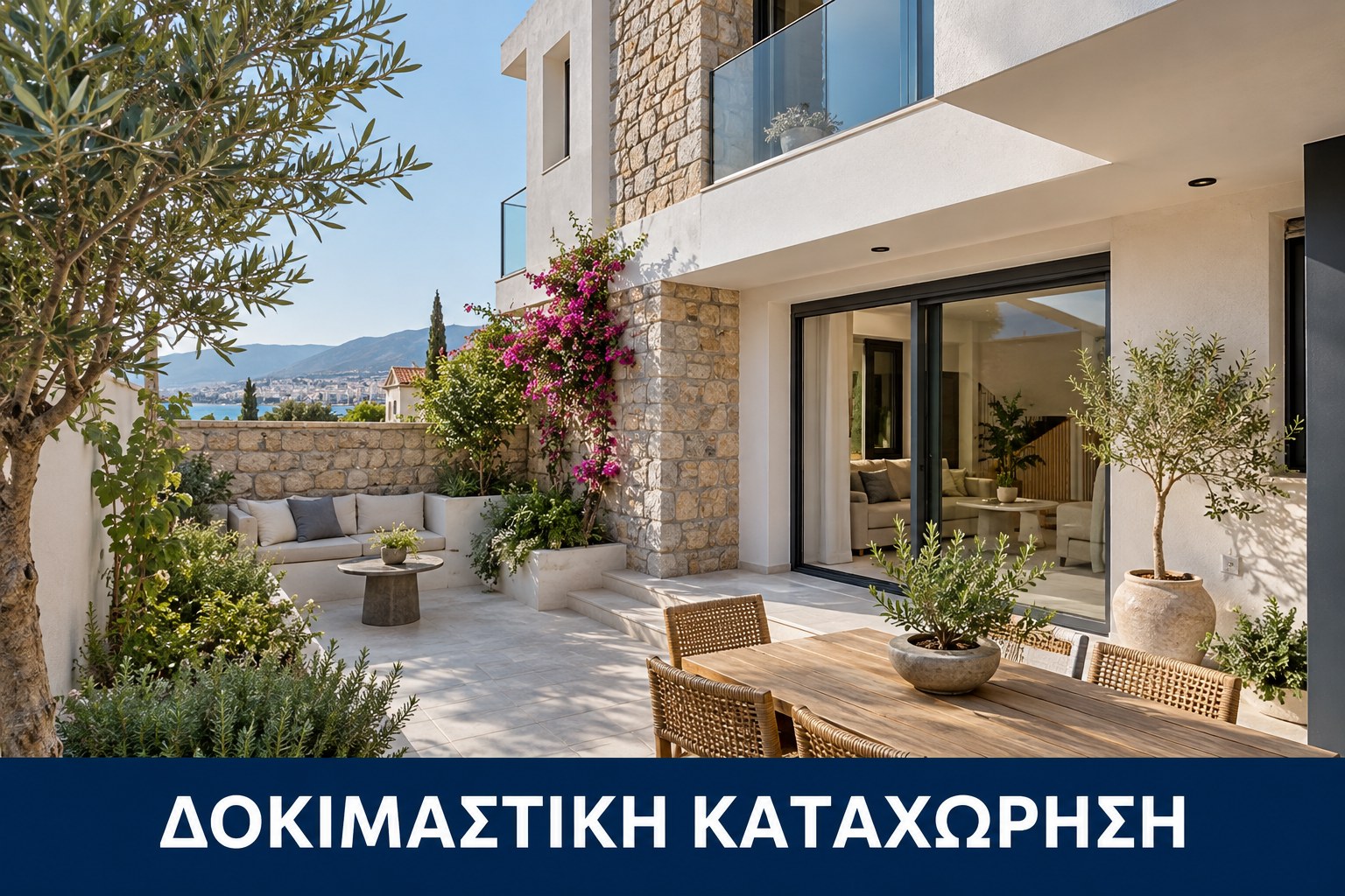 Δοκιμαστική καταχώρηση: Κατοικία 110 τ.μ. — Πάτρα — Αγυιά | Δοκιμαστική καταχώρηση — φανταστική εικόνα τεχνητής νοημοσύνης.