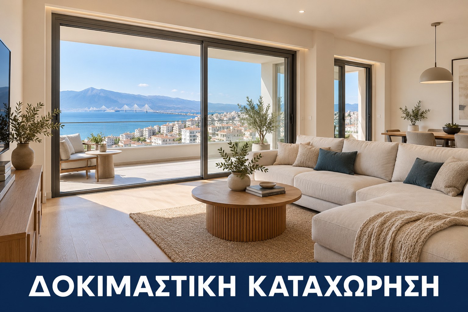 Δοκιμαστική καταχώρηση: Διαμέρισμα 92 τ.μ. — Πάτρα — Αγυιά | Δοκιμαστική καταχώρηση — φανταστική εικόνα τεχνητής νοημοσύνης.