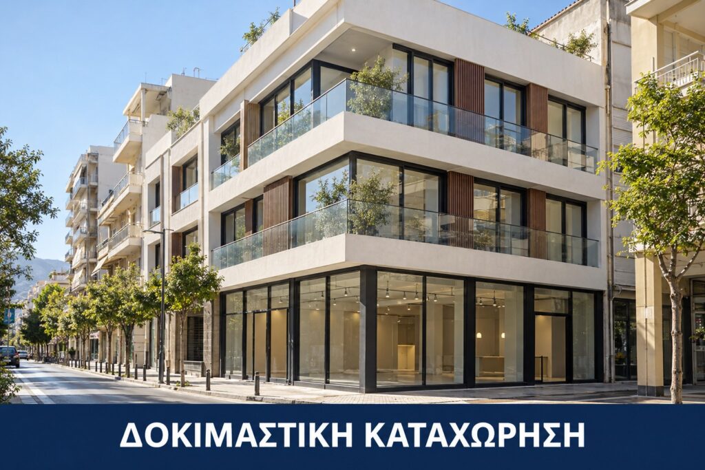 Δοκιμαστική καταχώρηση: Επενδυτικό ακίνητο 600 τ.μ. — Πάτρα — Κέντρο | Δοκιμαστική καταχώρηση — φανταστική εικόνα τεχνητής νοημοσύνης.